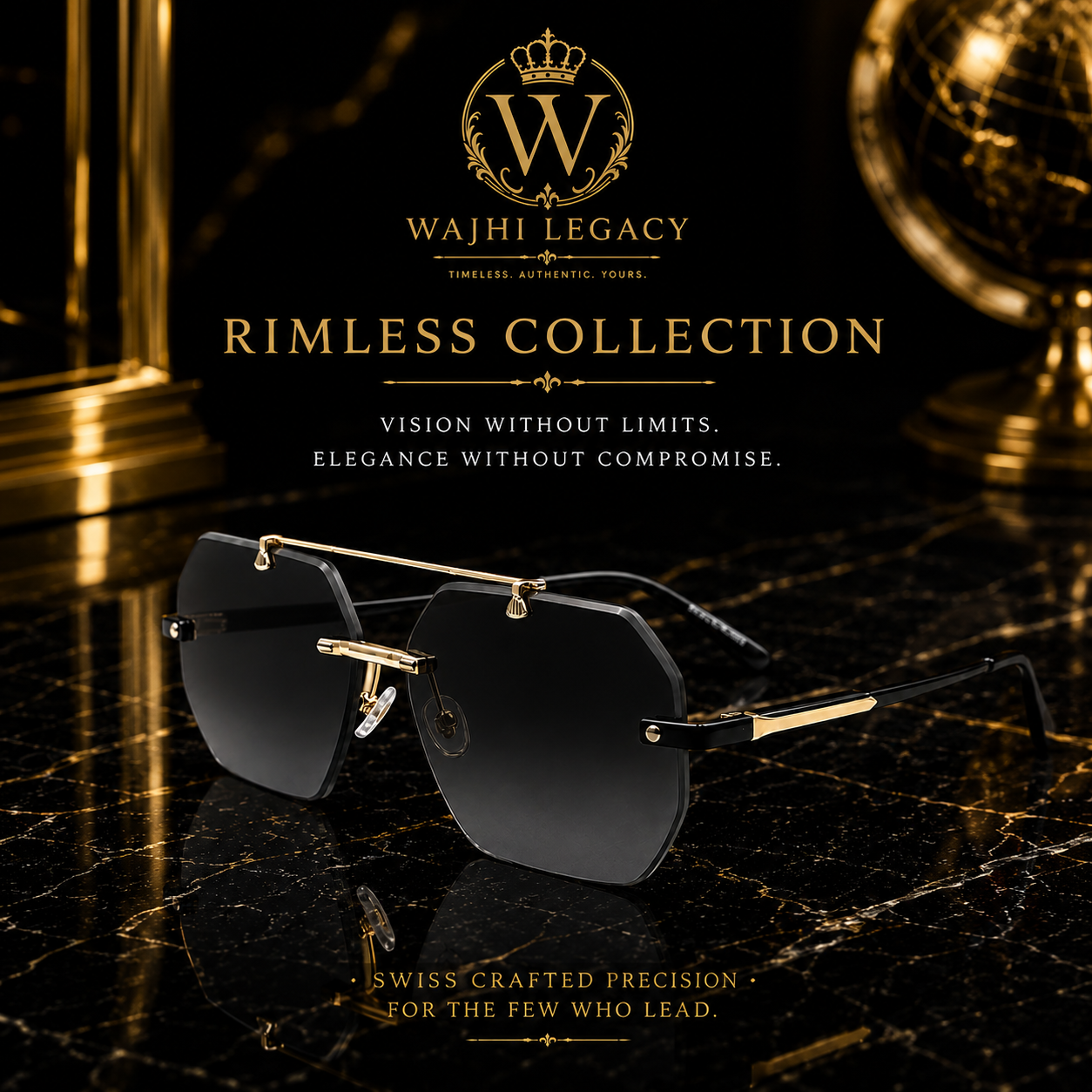 Rimless Sunglasses