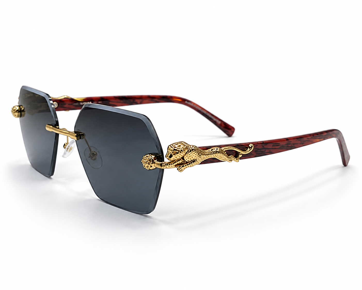 WAJHI LEGACY'S - Luxury Panther Sunglasses - Rimless Design