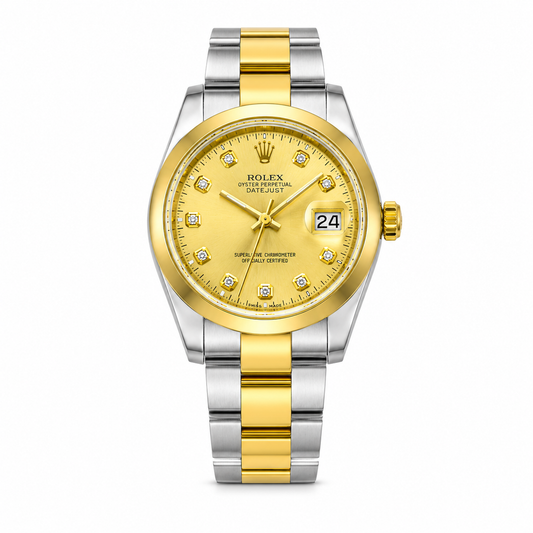 WAJHI LEGACY'S - Oyster Perpetual Date Just Edition - Two-Tone Luxury Watch