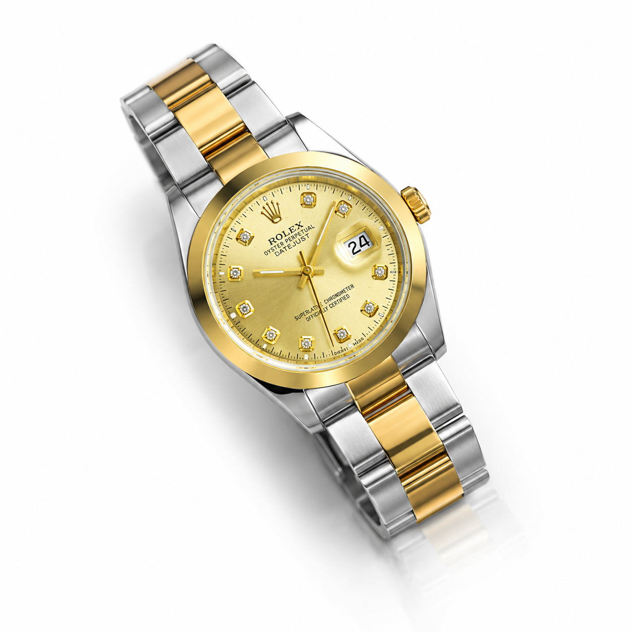 WAJHI LEGACY'S - Oyster Perpetual Date Just Edition - Two-Tone Luxury Watch
