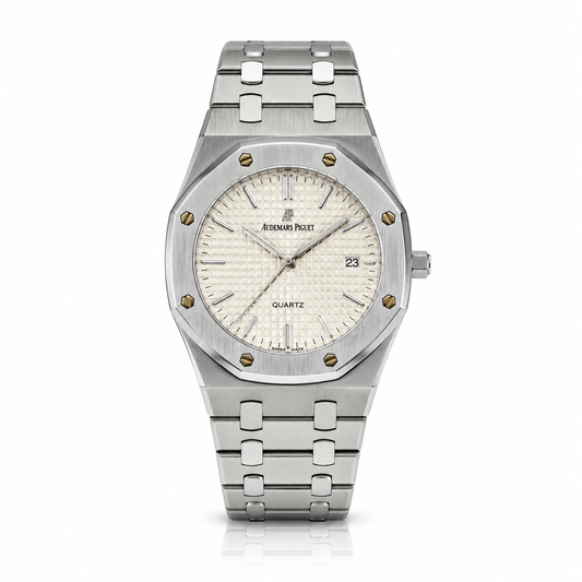 WAJHI LEGACY'S - Royal Oak Heritage Classic Watch – Silver Edition