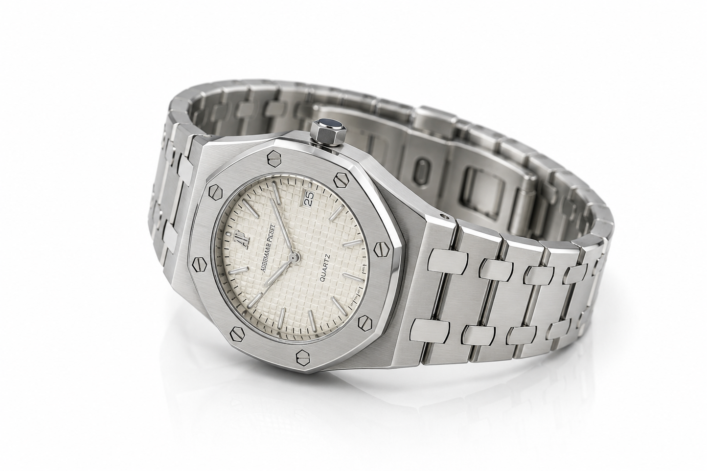 WAJHI LEGACY'S - Royal Oak Heritage Classic Watch – Silver Edition